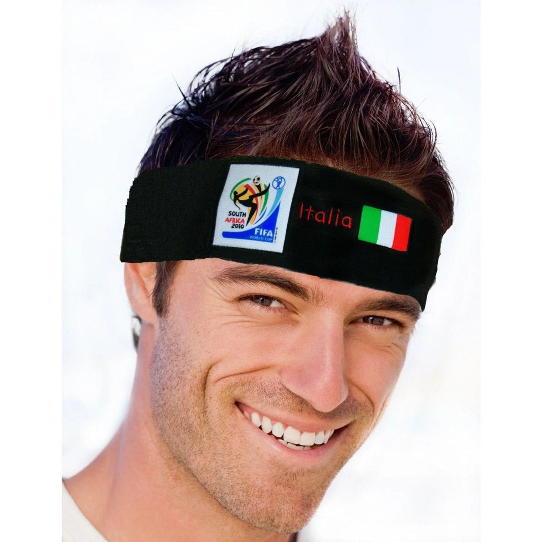 Italy World Cup Soccer Headband 50-Count Case Pack – Official FIFA Licensed Retro Fan Gear-Italy World Cup Soccer Headband 50-Count Case Pack – Official FIFA Licensed Retro Fan Gear
