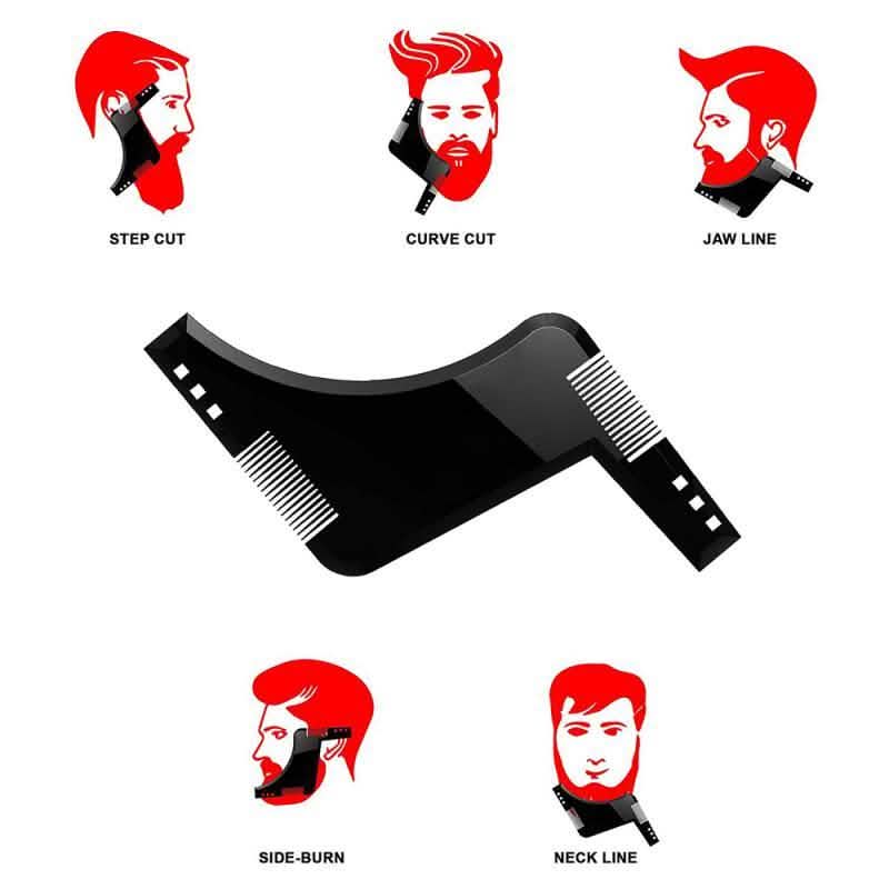 Beard Styling Comb Trim Guide-Beard Styling Comb Trim Guide