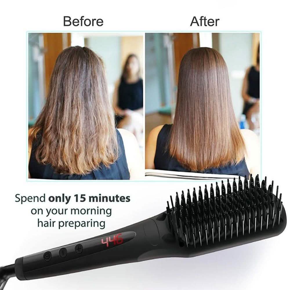 Beauty Experts Ceramic Ion Hair Straightening Brush-Beauty Experts Ceramic Ion Hair Straightening Brush