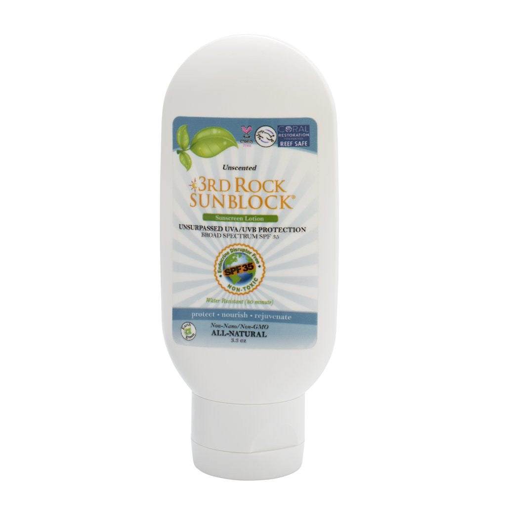 3rd Rock Sunblock® Sunscreen Lotion - Unscented - Zinc Oxide SPF 35-3rd Rock Sunblock® Sunscreen Lotion - Unscented - Zinc Oxide SPF 35