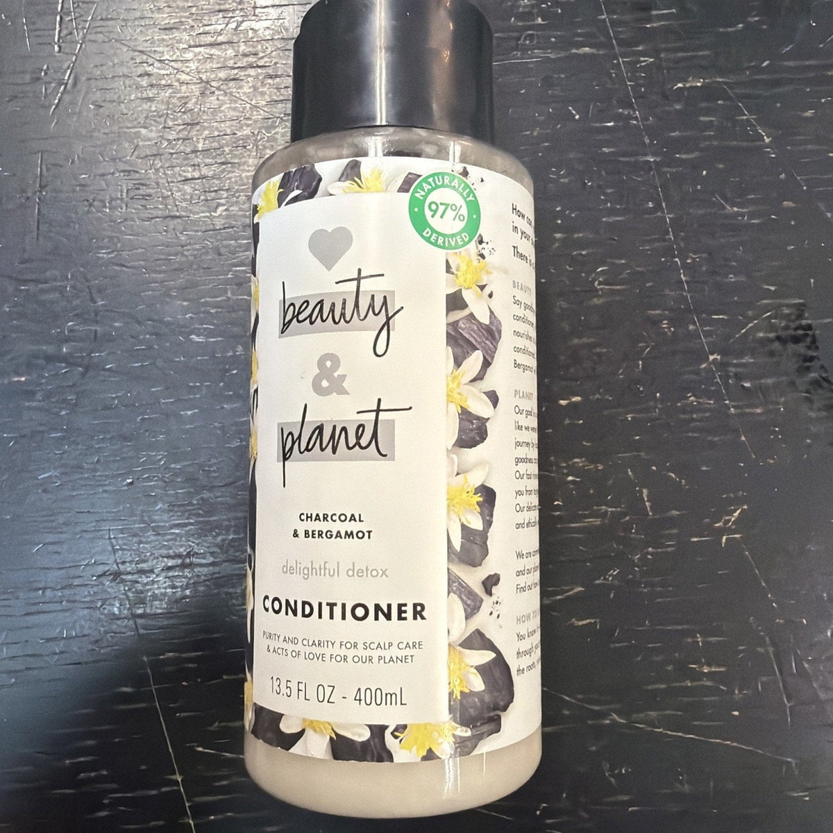 Love Beauty And Planet Cleansing Conditioner Charcoal & Bergamot-Love Beauty And Planet Cleansing Conditioner Charcoal & Bergamot
