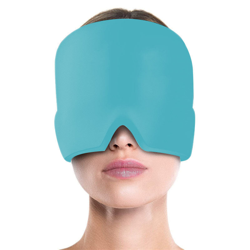 Migraine Relief Hat Cold Therapy Migraine Relief Products Comfortable Head Wrap Ice Pack Eye Mask For Puffy Eyes-eaea285f701e35d054a01759d5f8f124