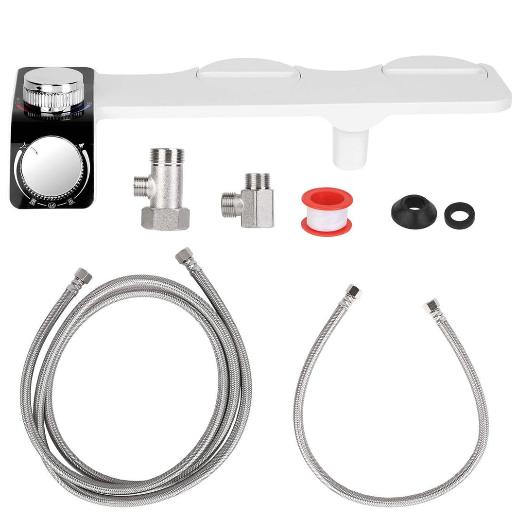 Bidet Attachment Non-Electric Fresh Water Sprayer with Self Cleaning Dual Nozzle-Bidet Attachment Non-Electric Fresh Water Sprayer with Self Cleaning Dual Nozzle