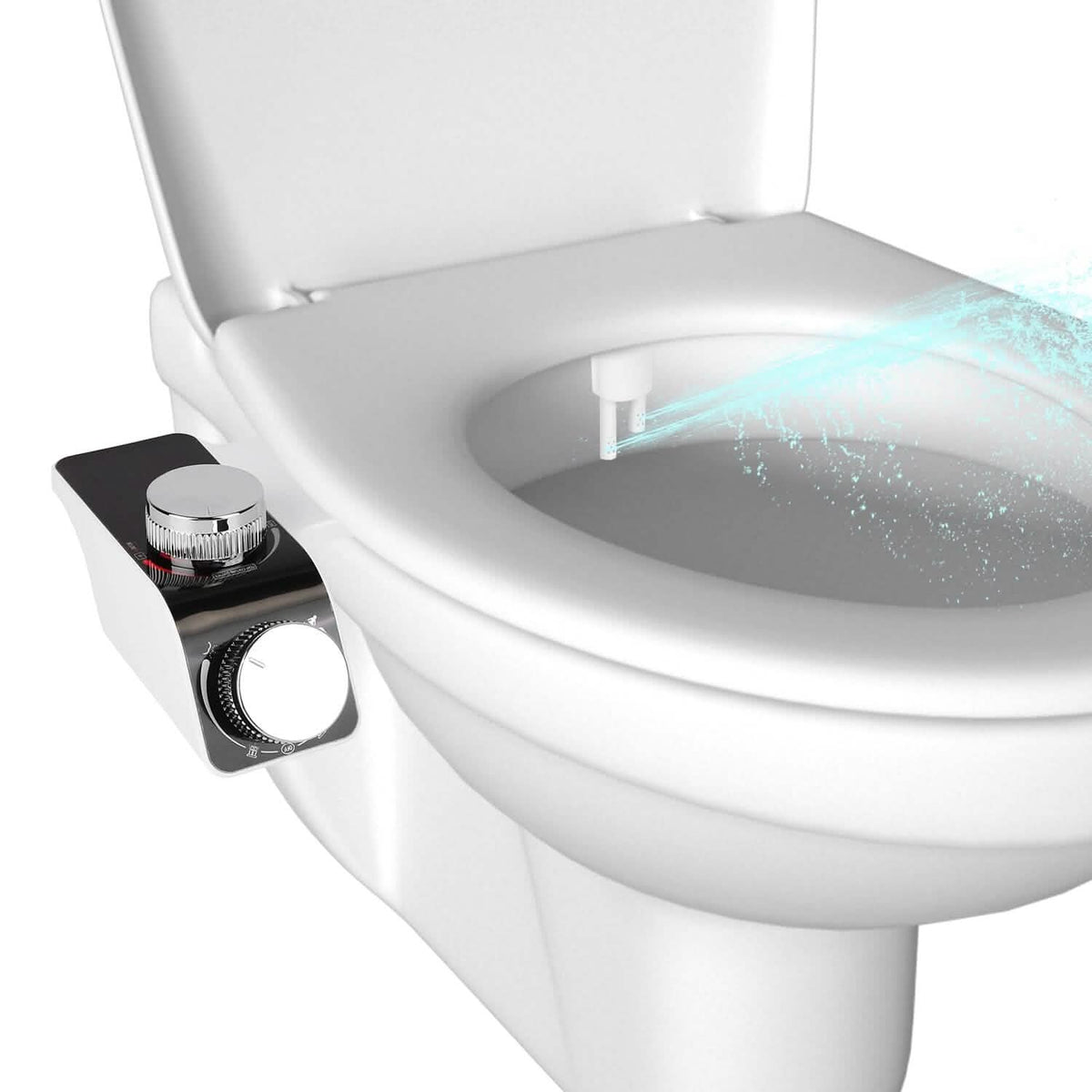 Bidet Attachment Non-Electric Fresh Water Sprayer with Self Cleaning Dual Nozzle-Bidet Attachment Non-Electric Fresh Water Sprayer with Self Cleaning Dual Nozzle