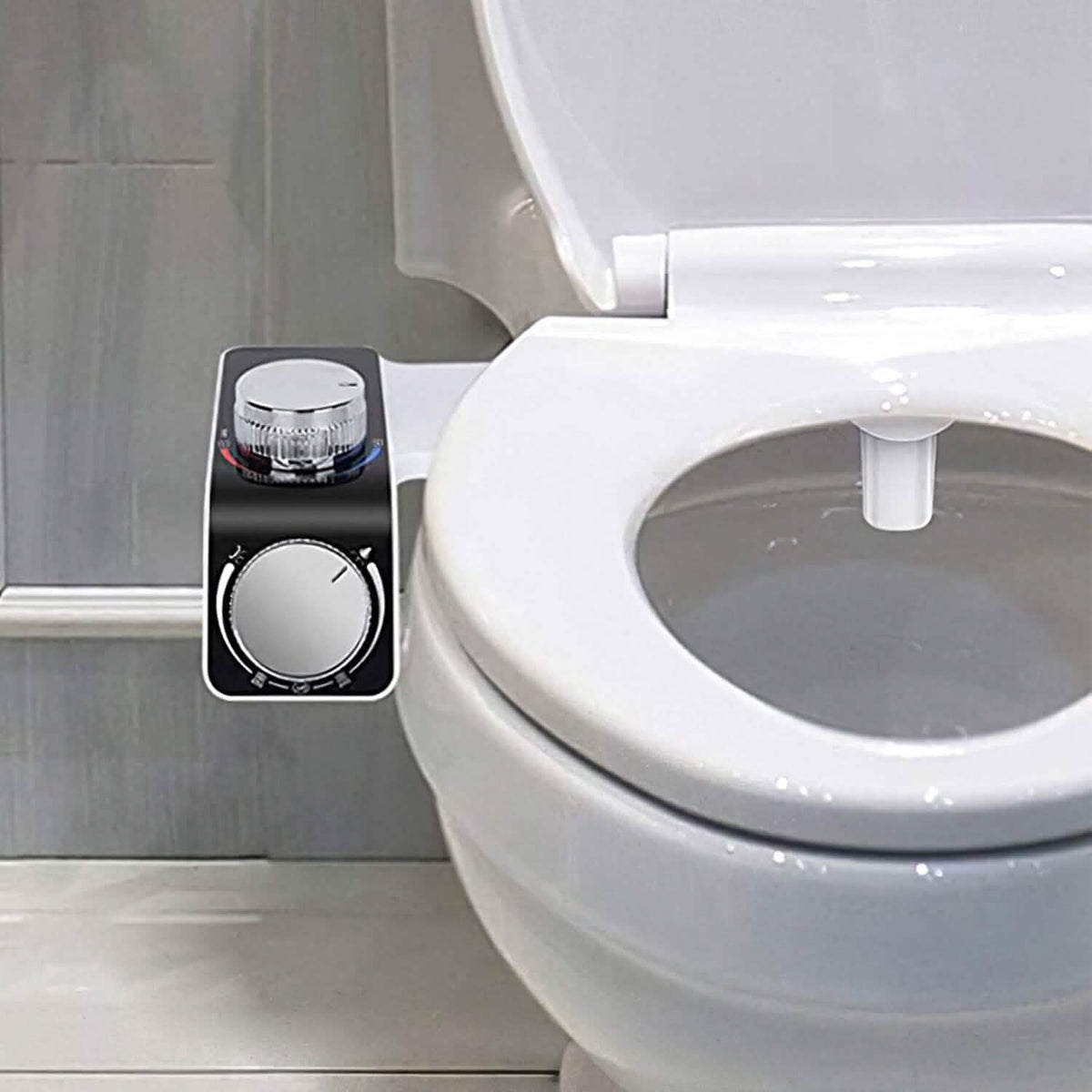 Bidet Attachment Non-Electric Fresh Water Sprayer with Self Cleaning Dual Nozzle-Bidet Attachment Non-Electric Fresh Water Sprayer with Self Cleaning Dual Nozzle