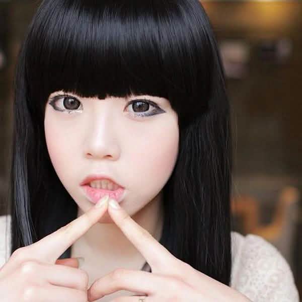 Black Long Straight Full Hair Wig Cosplay-Black Long Straight Full Hair Wig Cosplay