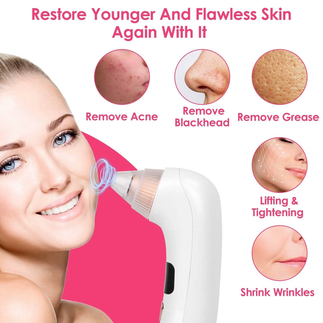 Blackhead Vacuum Remover Electric Blackhead Comedone Extractor-Blackhead Vacuum Remover Electric Blackhead Comedone Extractor