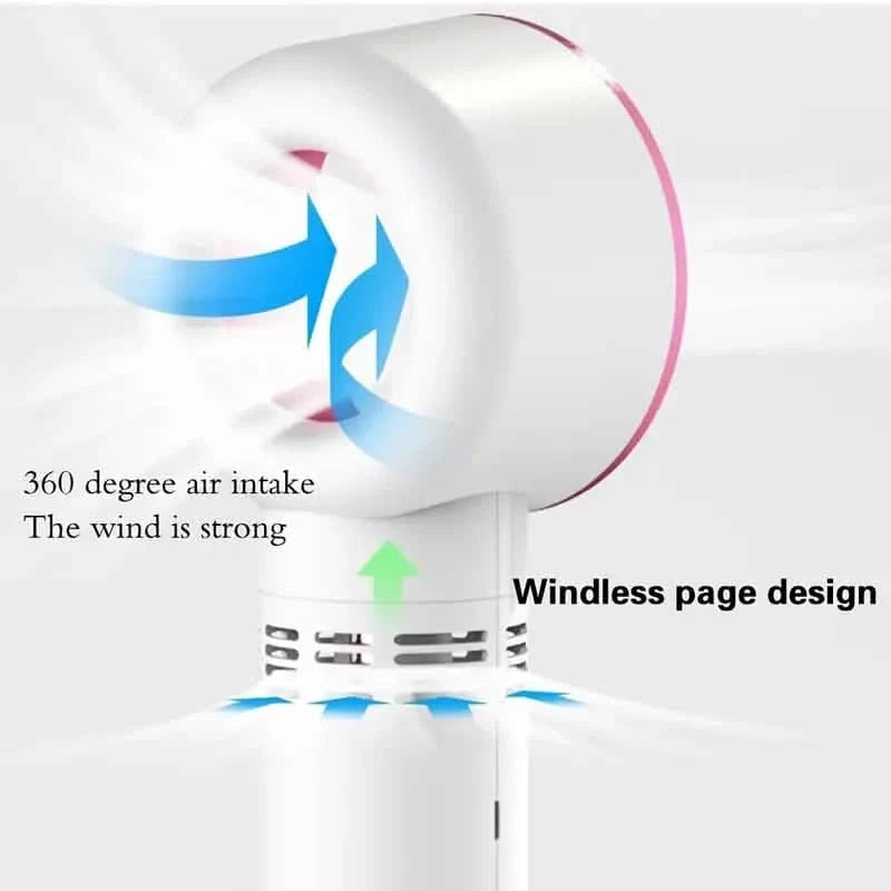 Bladeless Handheld Fan for Eyelash Extension-Bladeless Handheld Fan for Eyelash Extension