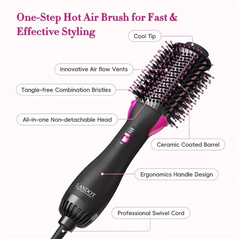 Blow Dryer Hot Air Brush Styler-Blow Dryer Hot Air Brush Styler