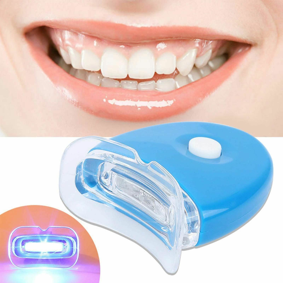 Blue Light Teeth Whitener Care Lamp-Blue Light Teeth Whitener Care Lamp