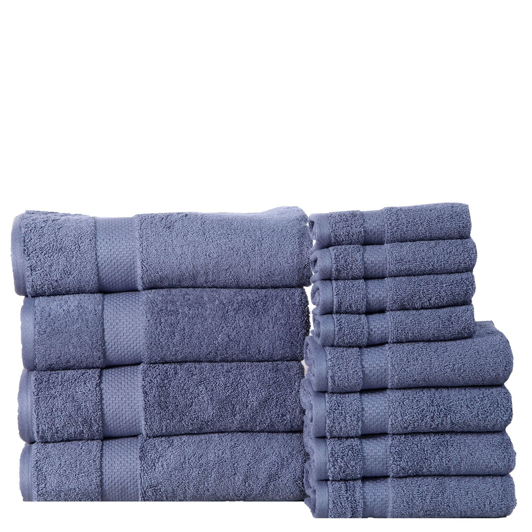 6-Pack: 100% Cotton Towel Set - Assorted Colors-6-Pack: 100% Cotton Towel Set - Assorted Colors