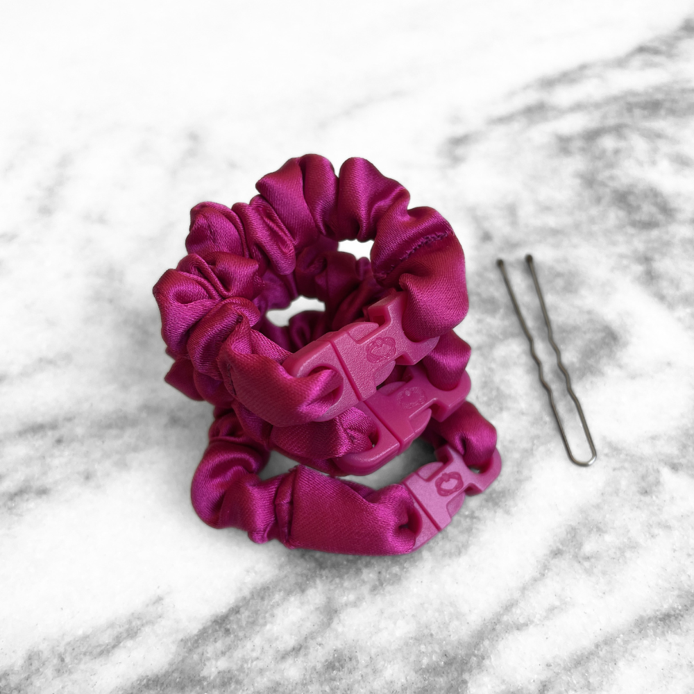 BABY 3-Pack Buckle Scrunchies Bundle - No Snagging, No Tangles-BABY 3-Pack Buckle Scrunchies Bundle - No Snagging, No Tangles