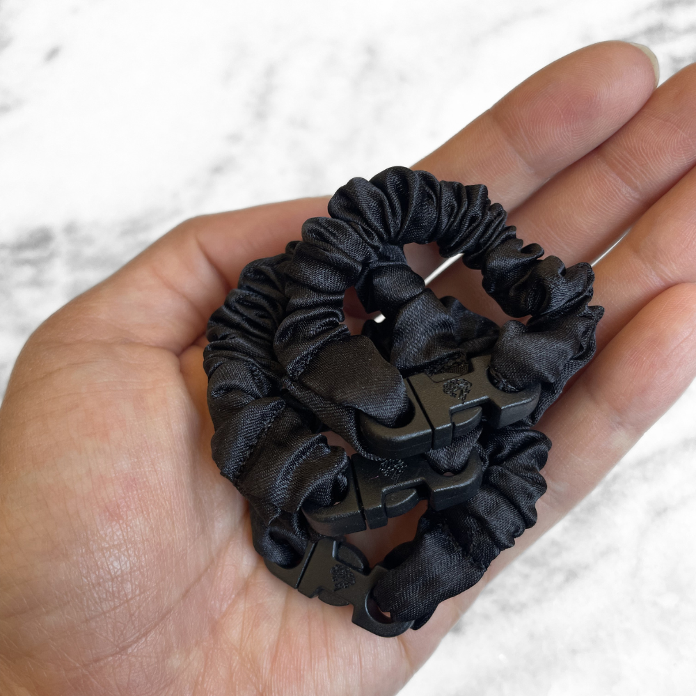 BABY 3-Pack Buckle Scrunchies Bundle - No Snagging, No Tangles-BABY 3-Pack Buckle Scrunchies Bundle - No Snagging, No Tangles