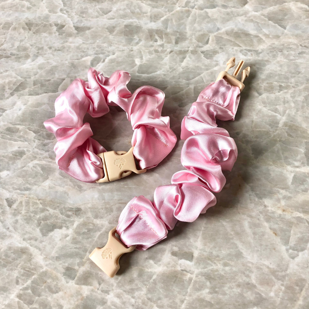 Buckle Scrunchie - Vibrant Solid Colors - No Snagging, No Tangles-Buckle Scrunchie - Vibrant Solid Colors - No Snagging, No Tangles