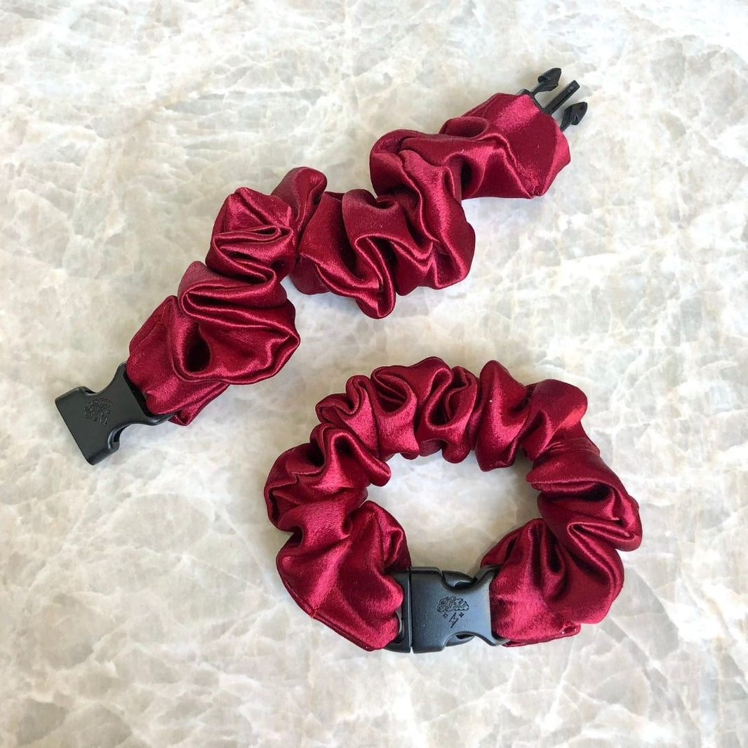 Buckle Scrunchie - Vibrant Solid Colors - No Snagging, No Tangles-Buckle Scrunchie - Vibrant Solid Colors - No Snagging, No Tangles