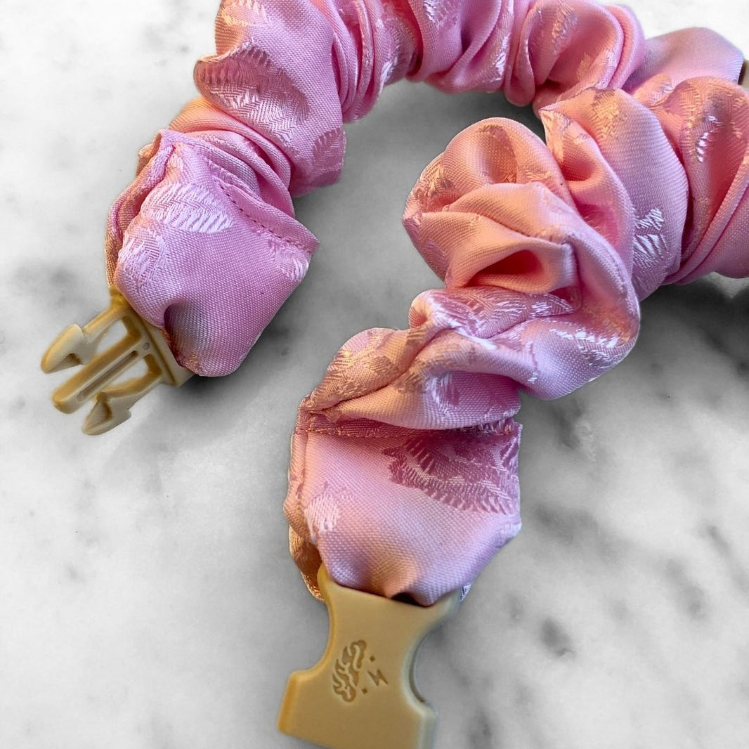 Empress Pink Buckle Scrunchie - Lunar New Year Áo Dài - No Snagging, No Tangles-Empress Pink Buckle Scrunchie - Lunar New Year Áo Dài - No Snagging, No Tangles