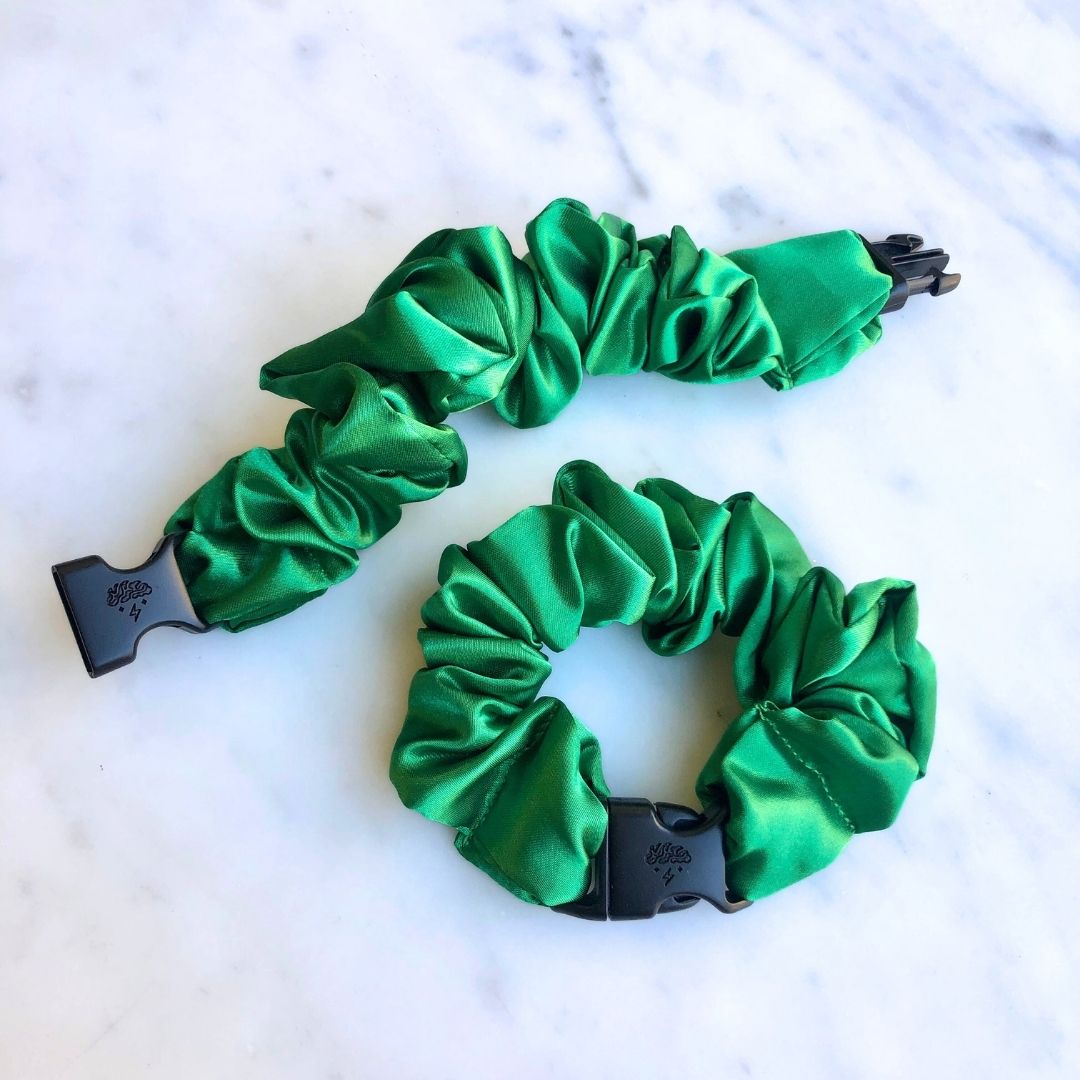 Buckle Scrunchie - Vibrant Solid Colors - No Snagging, No Tangles-Buckle Scrunchie - Vibrant Solid Colors - No Snagging, No Tangles