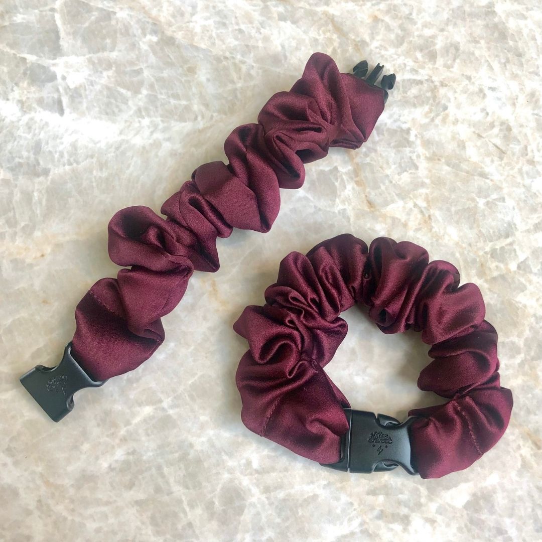 Buckle Scrunchie - Vibrant Solid Colors - No Snagging, No Tangles-Buckle Scrunchie - Vibrant Solid Colors - No Snagging, No Tangles