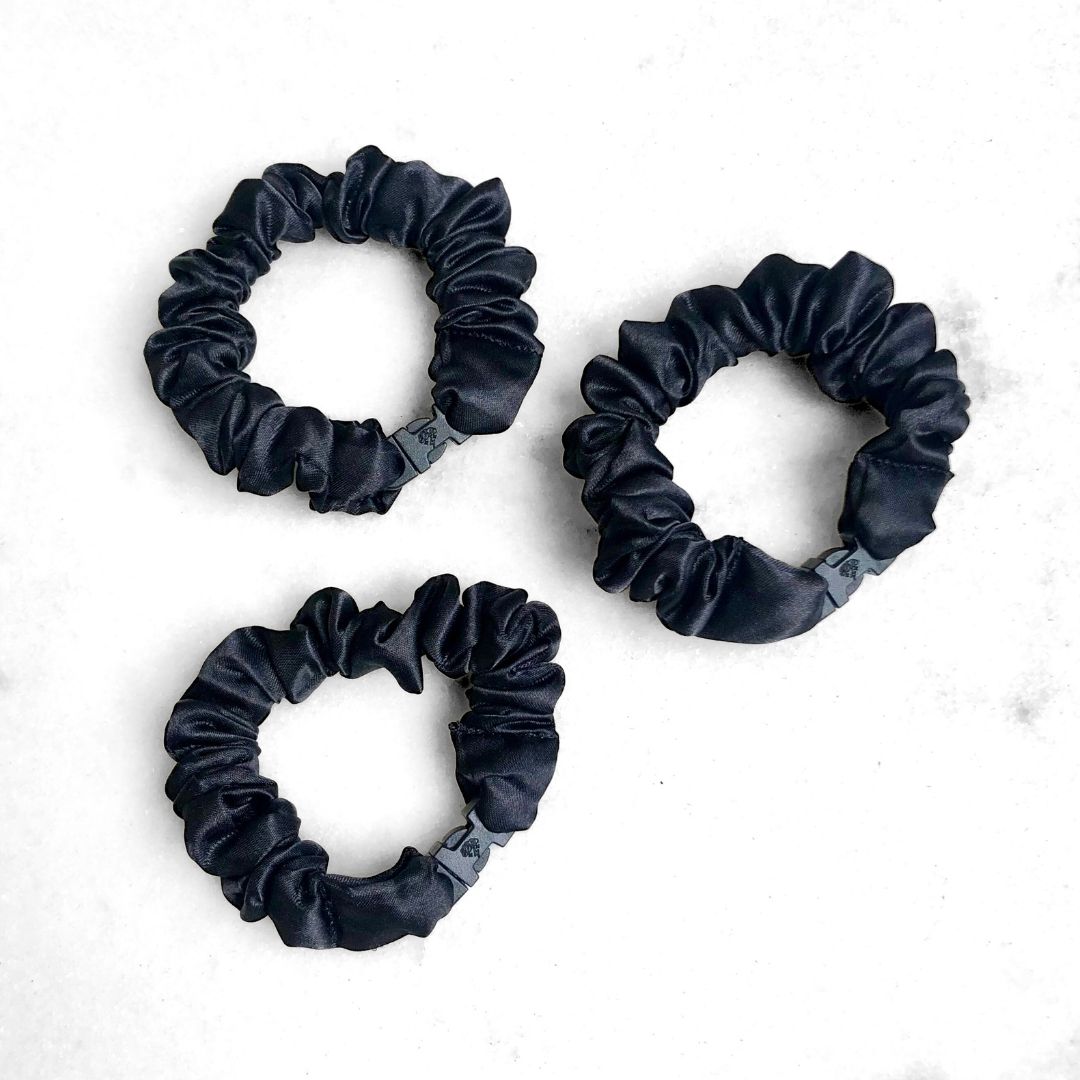 MINI 3-Pack Buckle Scrunchies Bundle - No Snagging, No Tangles-MINI 3-Pack Buckle Scrunchies Bundle - No Snagging, No Tangles
