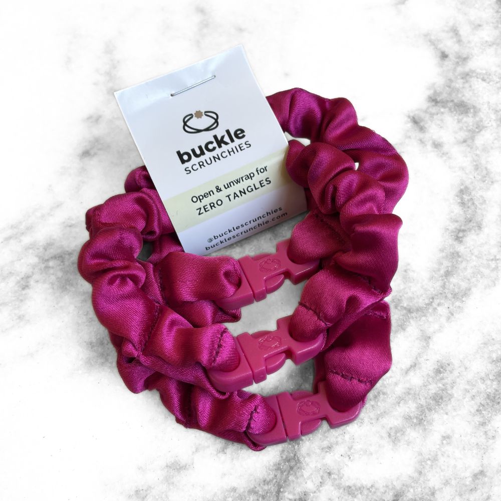 MINI 3-Pack Buckle Scrunchies Bundle - No Snagging, No Tangles-MINI 3-Pack Buckle Scrunchies Bundle - No Snagging, No Tangles