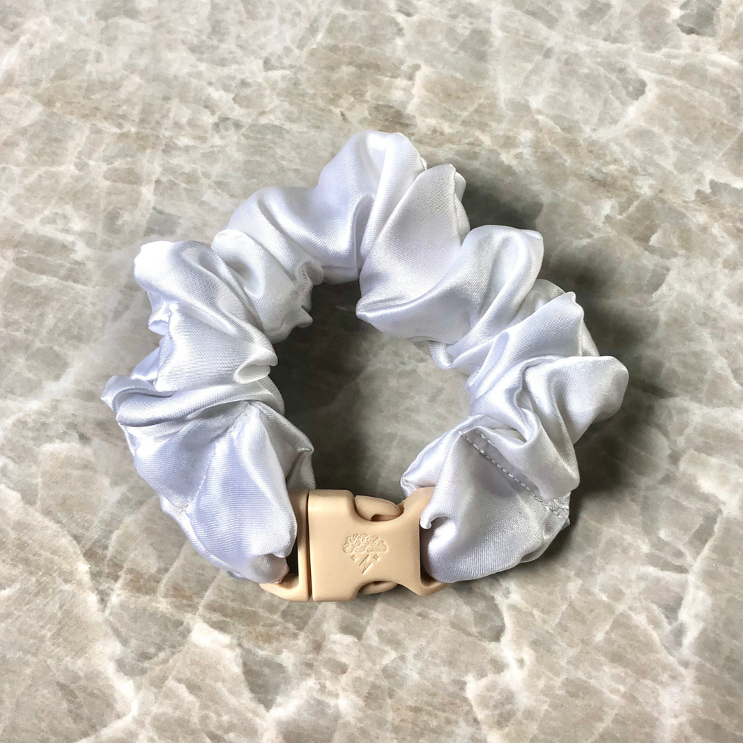 Buckle Scrunchie - Neutral Colors - No Snagging, No Tangles-Buckle Scrunchie - Neutral Colors - No Snagging, No Tangles