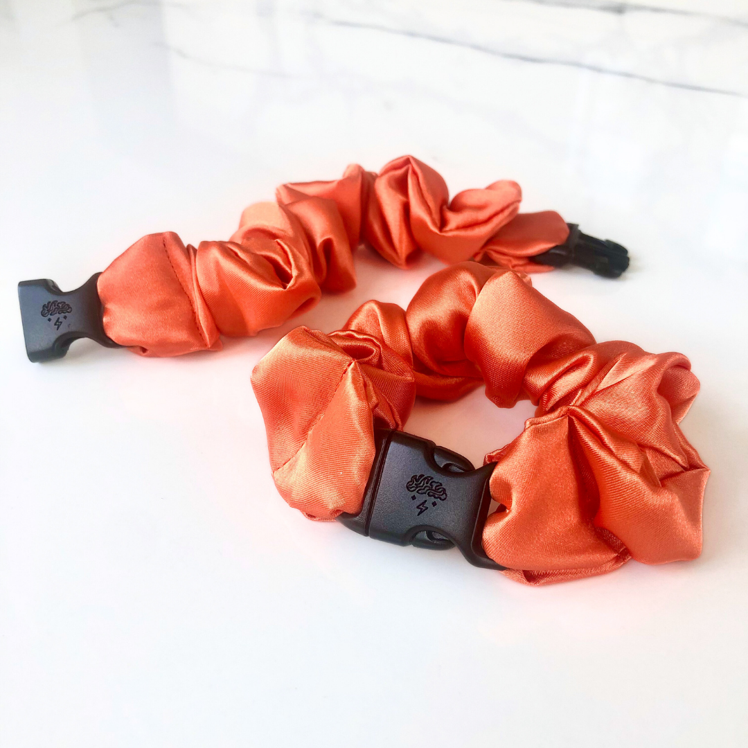 Buckle Scrunchie - Vibrant Solid Colors - No Snagging, No Tangles-Buckle Scrunchie - Vibrant Solid Colors - No Snagging, No Tangles