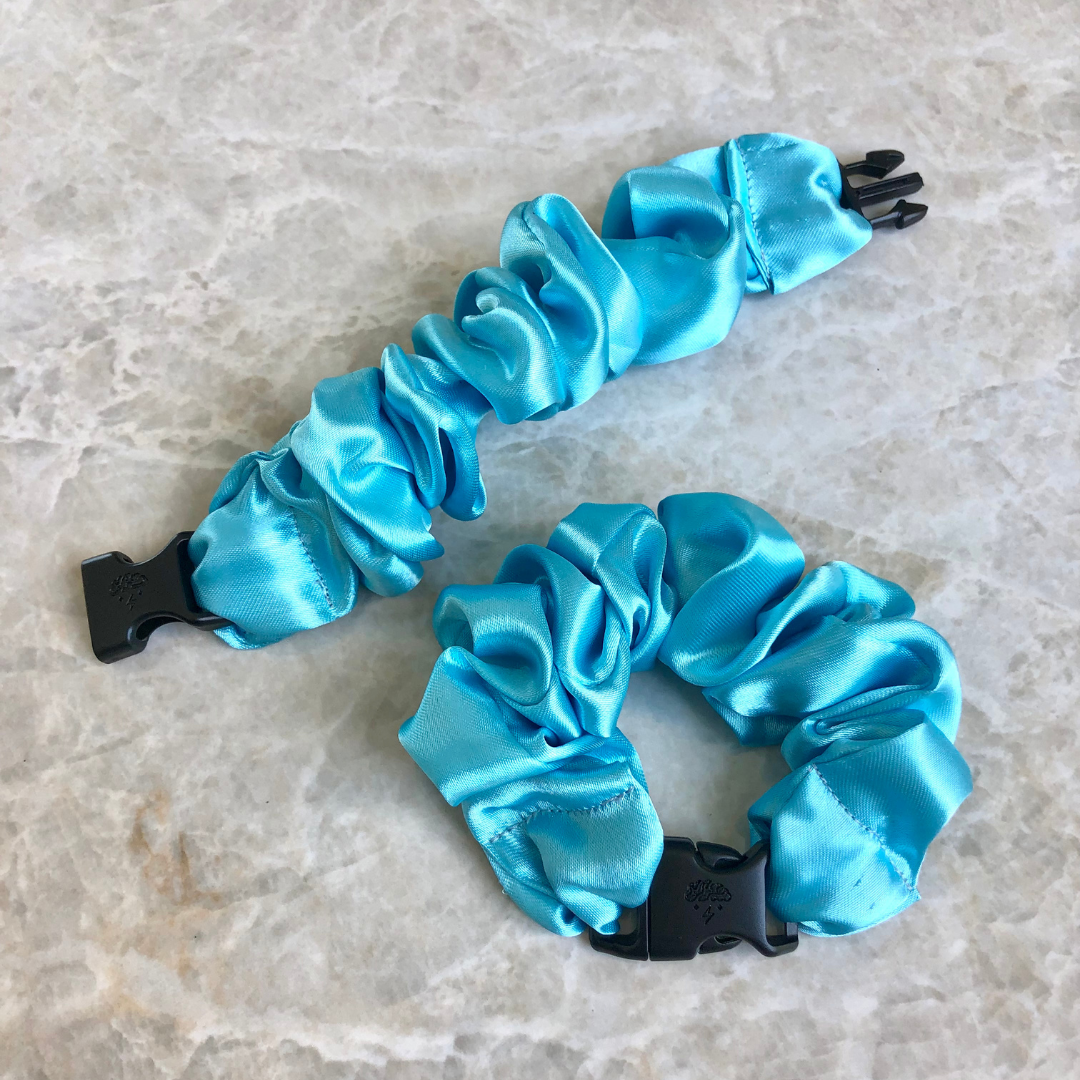Buckle Scrunchie - Vibrant Solid Colors - No Snagging, No Tangles-Buckle Scrunchie - Vibrant Solid Colors - No Snagging, No Tangles