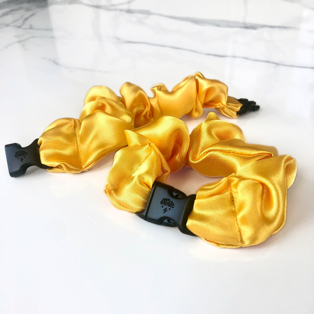 Buckle Scrunchie - Vibrant Solid Colors - No Snagging, No Tangles-Buckle Scrunchie - Vibrant Solid Colors - No Snagging, No Tangles