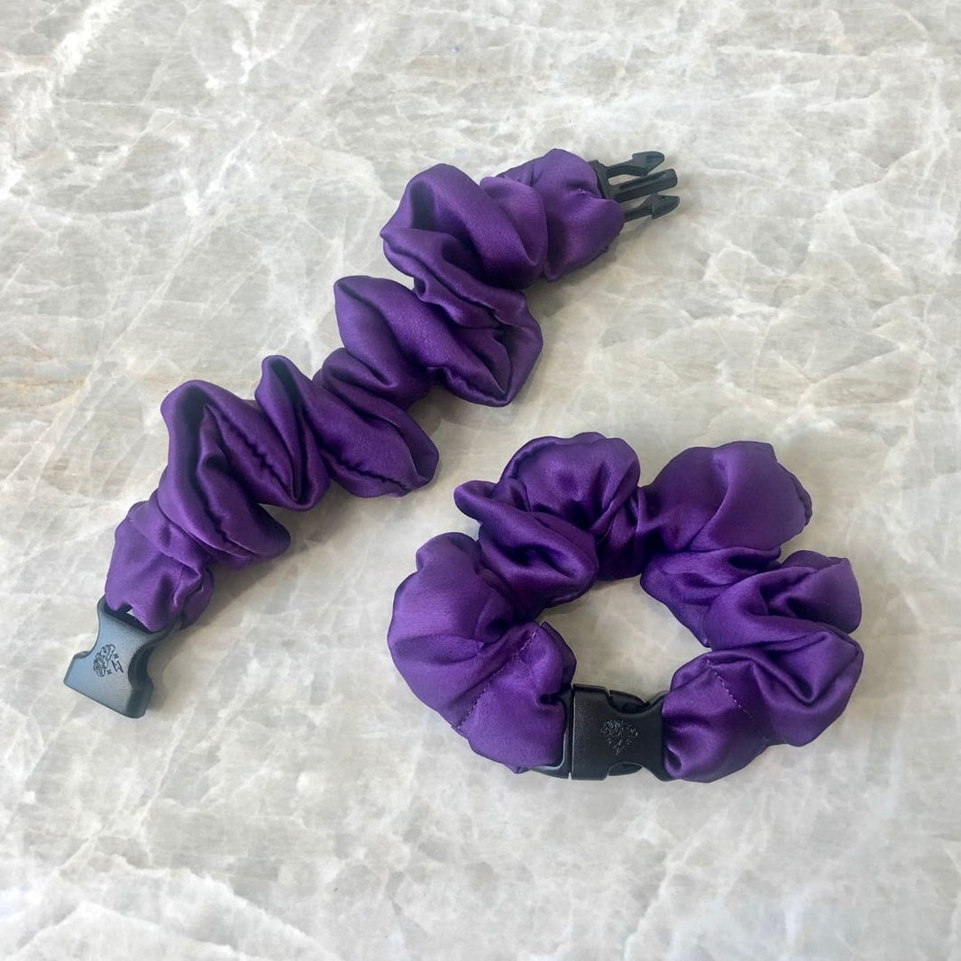 Buckle Scrunchie - Vibrant Solid Colors - No Snagging, No Tangles-Buckle Scrunchie - Vibrant Solid Colors - No Snagging, No Tangles