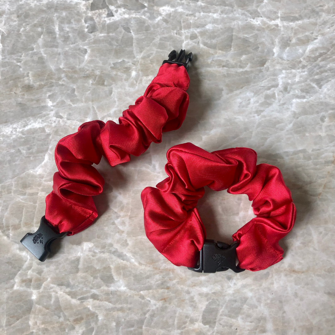 Buckle Scrunchie - Vibrant Solid Colors - No Snagging, No Tangles-Buckle Scrunchie - Vibrant Solid Colors - No Snagging, No Tangles