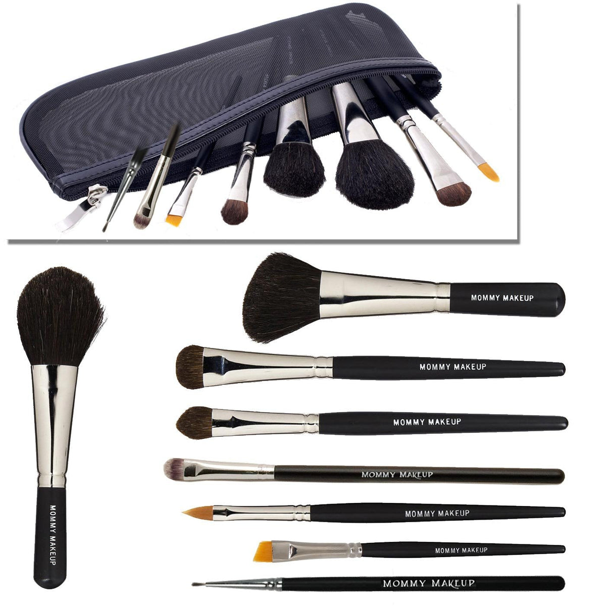 Chic Mom Brush Kit | Artist Quality, Vegan, 9-Piece Set-Chic Mom Brush Kit | Artist Quality, Vegan, 9-Piece Set