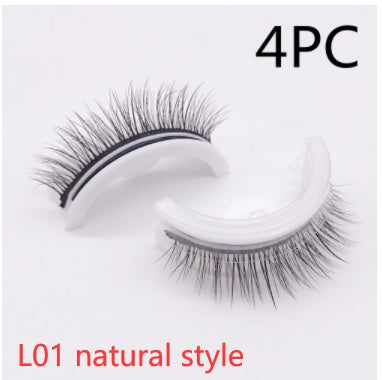Reusable 3D Mink Lashes Natural False Eyelashes Self Adhesive Fake Glue Free Makeup Eyelash Extension Silk-556064c94e354ec04ca12d1ac228dd9a