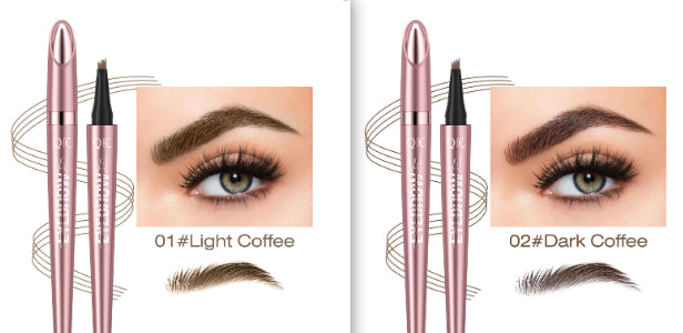 Waterproof And Smooth Not Smudge Four-fork Liquid Eyebrow Pencil-e6543b727ed079a6878fb8f95c3c59de