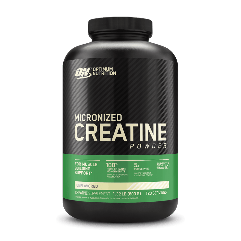 Optimum Nutrition Micronized Creatine Powder, 1.32 lb (600 g)