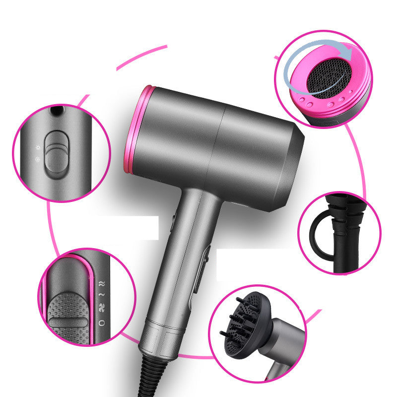 Hair Dryer 1400w 110V   220V Hairdryer Hair Blow Dryer Fast Straight Hot Air Styler 3 Heat Setting 2 Speed  Ne Setting-dc3e0ce874e2c88f0f0a19e57012176a