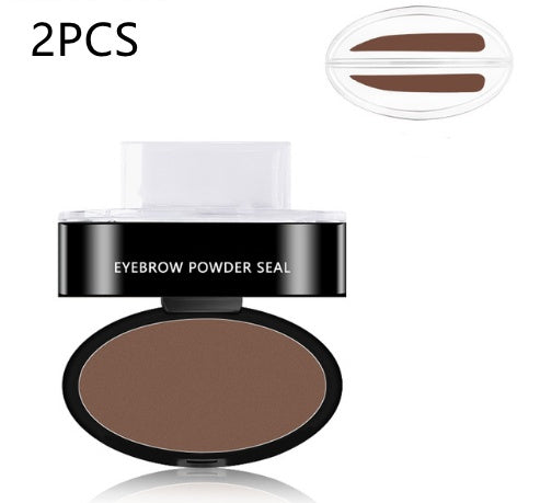Eyebrow Powder Stamp Tint Stencil Kit Cosmetics Professional Makeup Waterproof Eye Brow Stamp Lift Eyebrow Enhancers Stencil Kit-62fbb57ae6db5e43125056058dd47510