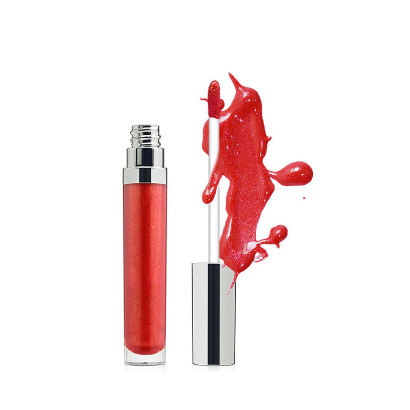 Pearl Lip Gloss Clear Lip Oil Logo-free Round Tube Lip Gloss-42063822bdf1b6d6a8bd62464775e05c