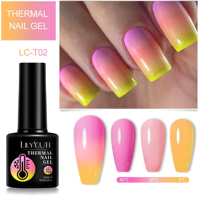 Color Changing Thermal Gel Nail Polish Winter-577436a53acf46ef249f1586347ed9e2