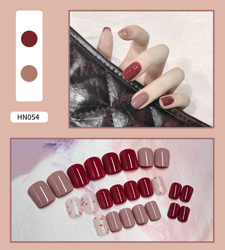 Nail Art Finished Fake Nail Patch Wearable-f9f4f96935174a54e301c900c3174211