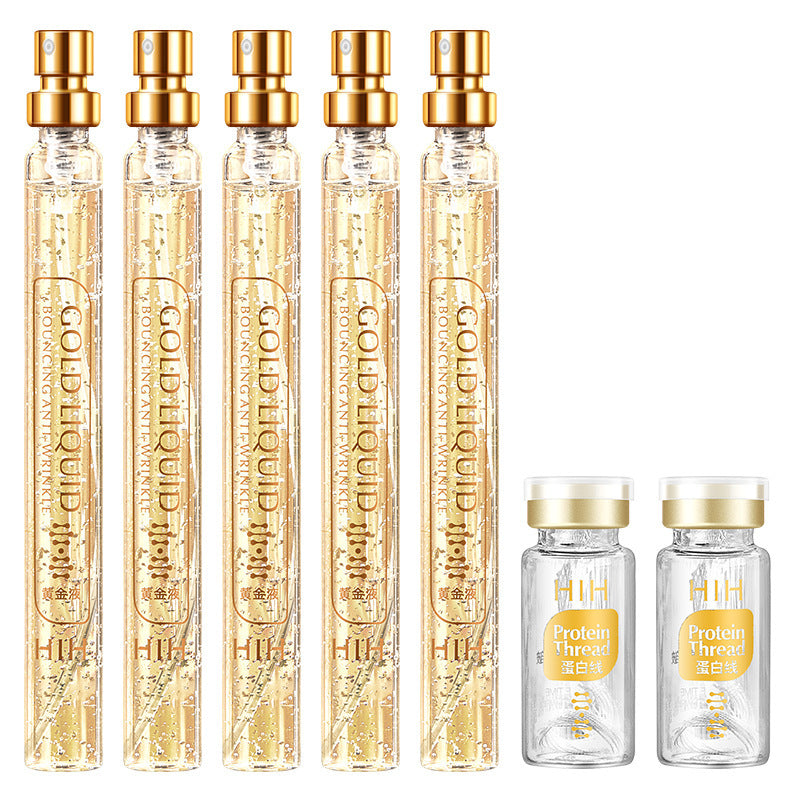 Gold Protein Peptide Kit Beauty Salon Skin Care Product Set Gold Thread Carving Liquid-ab873699452a2d6ab1cf061fa5f14ba6