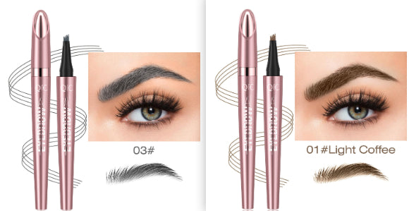 Waterproof And Smooth Not Smudge Four-fork Liquid Eyebrow Pencil-17b6c20c852bfd1b0828b69f2d83797b