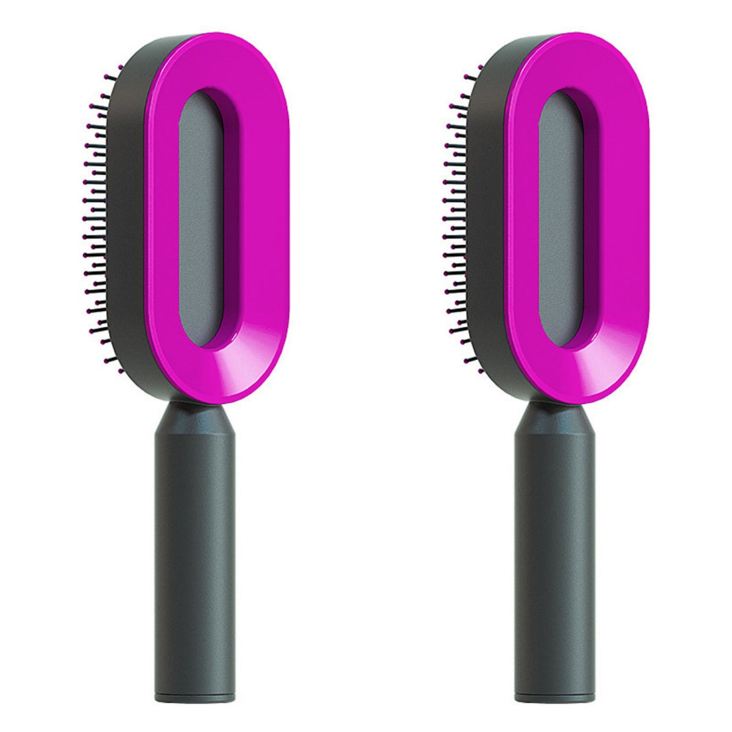 Self Cleaning Hair Brush For Women One-key Cleaning Hair Loss Airbag Massage Scalp Comb Anti-Static Hairbrush-833f39385524effe3b3e845779bf9f46