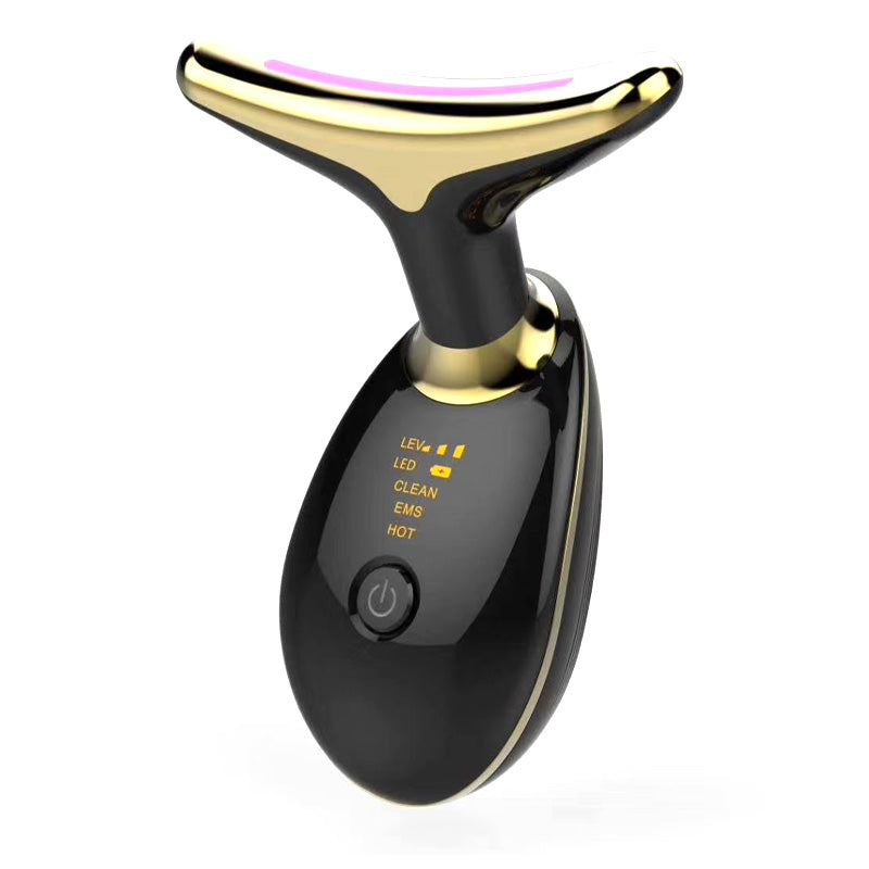 EMS Thermal Neck Lifting And Tighten Massager Electric Microcurrent Wrinkle Remover-fe25d347121b882cf08c461b8faeed49