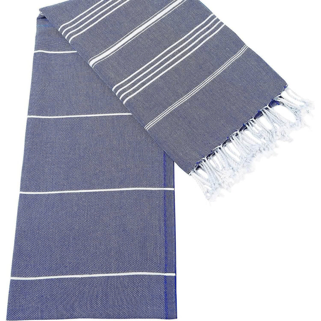 Cacala Pure Series Lightweight 100% Turkish Cotton Super Soft Peshtemal Luxury Bath Towel-Cacala Pure Series Lightweight 100% Turkish Cotton Super Soft Peshtemal Luxury Bath Towel