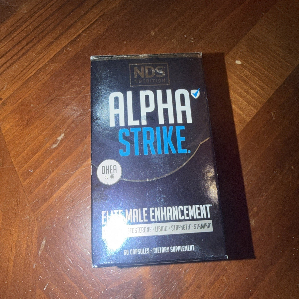 NDS Nutrition Alpha Strike Elite Male Performance Supplement, 60 Capsules — Exp 10/2027-NDS Nutrition Alpha Strike Elite Male Performance Supplement, 60 Capsules — Exp 10/2027