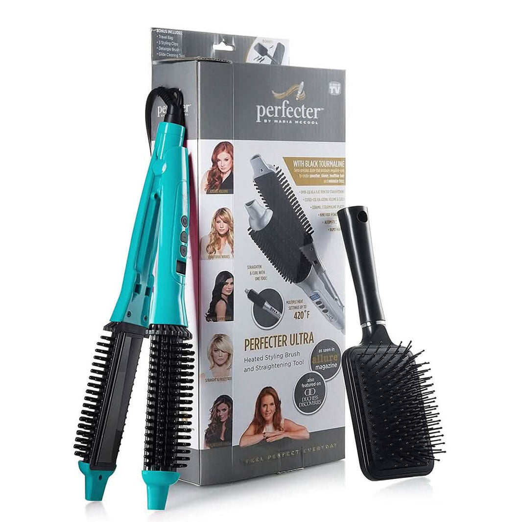 Calista 2-in-1 Heated Brush Iron Hair Styler-Calista 2-in-1 Heated Brush Iron Hair Styler