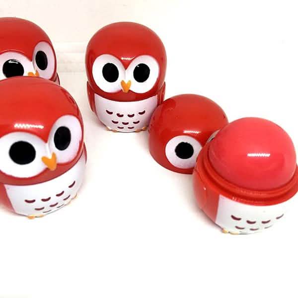 Candy Color Owl Shape Moisturizing Lip Balm-Candy Color Owl Shape Moisturizing Lip Balm
