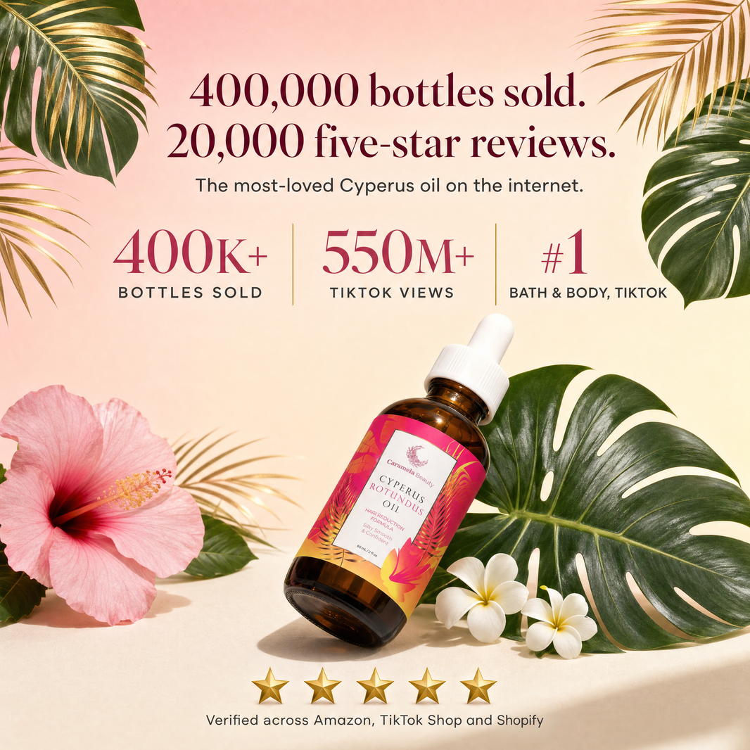 Caramela Beauty Cyperus Rotundus Oil for Silky, Smooth-Looking Skin-Caramela Beauty Cyperus Rotundus Oil for Silky, Smooth-Looking Skin