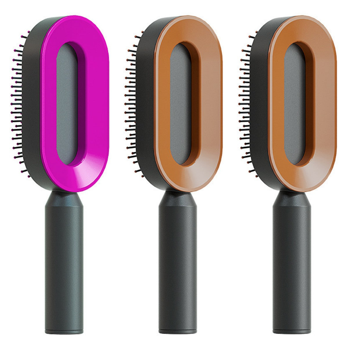 Self Cleaning Hair Brush For Women One-key Cleaning Hair Loss Airbag Massage Scalp Comb Anti-Static Hairbrush-77fc299222b3badf5d420d0b6762a51c