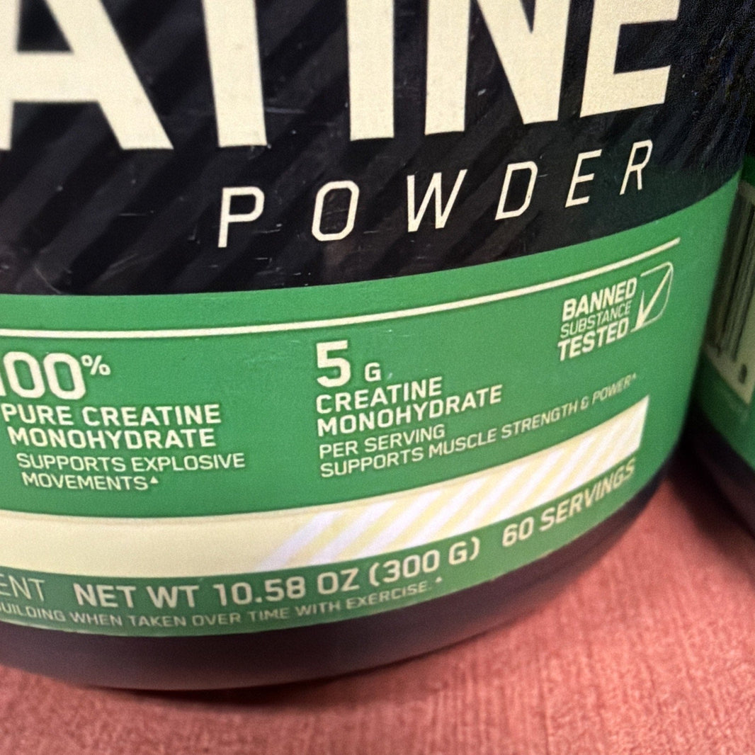 Optimum Nutrition Micronized Creatine Powder 60 Servings Unflavored BB 01/2027-Optimum Nutrition Micronized Creatine Powder 60 Servings Unflavored BB 01/2027
